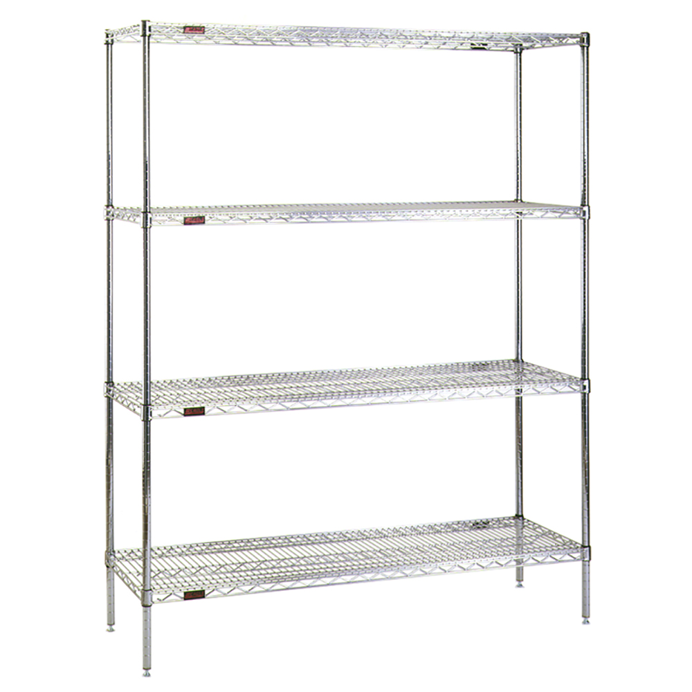 Cantilever Wire Shelves: Stainless Steel, Eagle, EA-CS-S - Cleanroom World