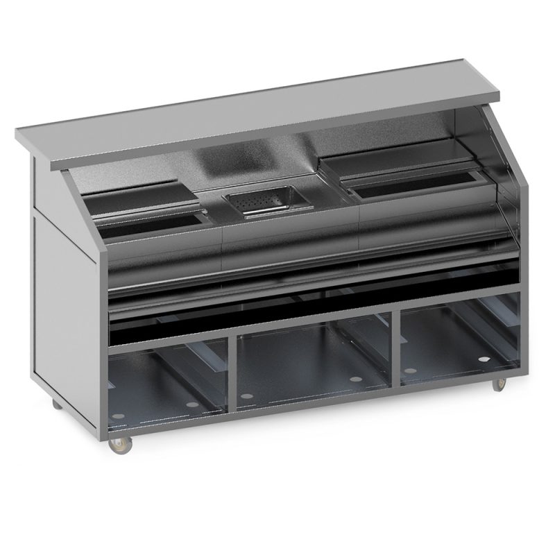 spec-bar® portable bar with double ice bins